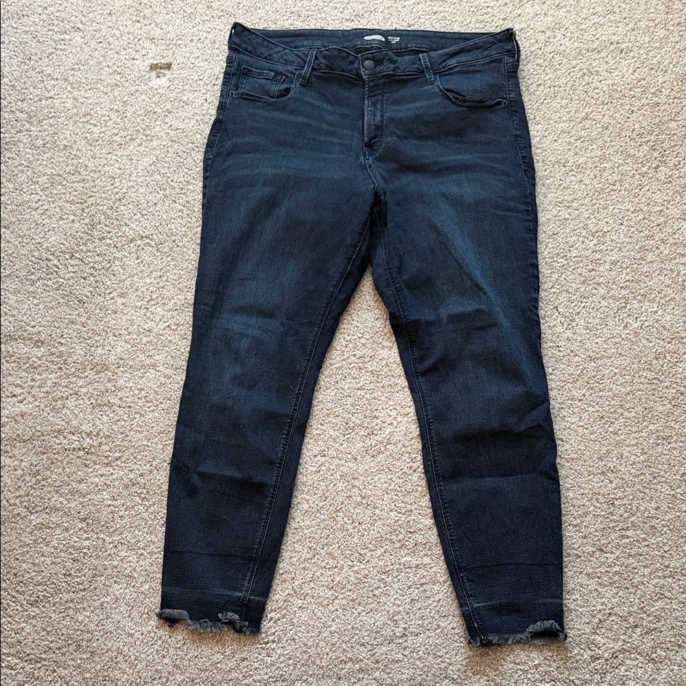 Old Navy Women's Dark Blue Skinny Jeans